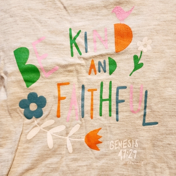 Pennant Sportswear "Be Kind And Faithful" Genesis 42:29 Long Sleeve Graphic Tee - Picture 3 of 7